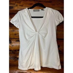 Liz‎ Claiborne White Blouse Size XS
